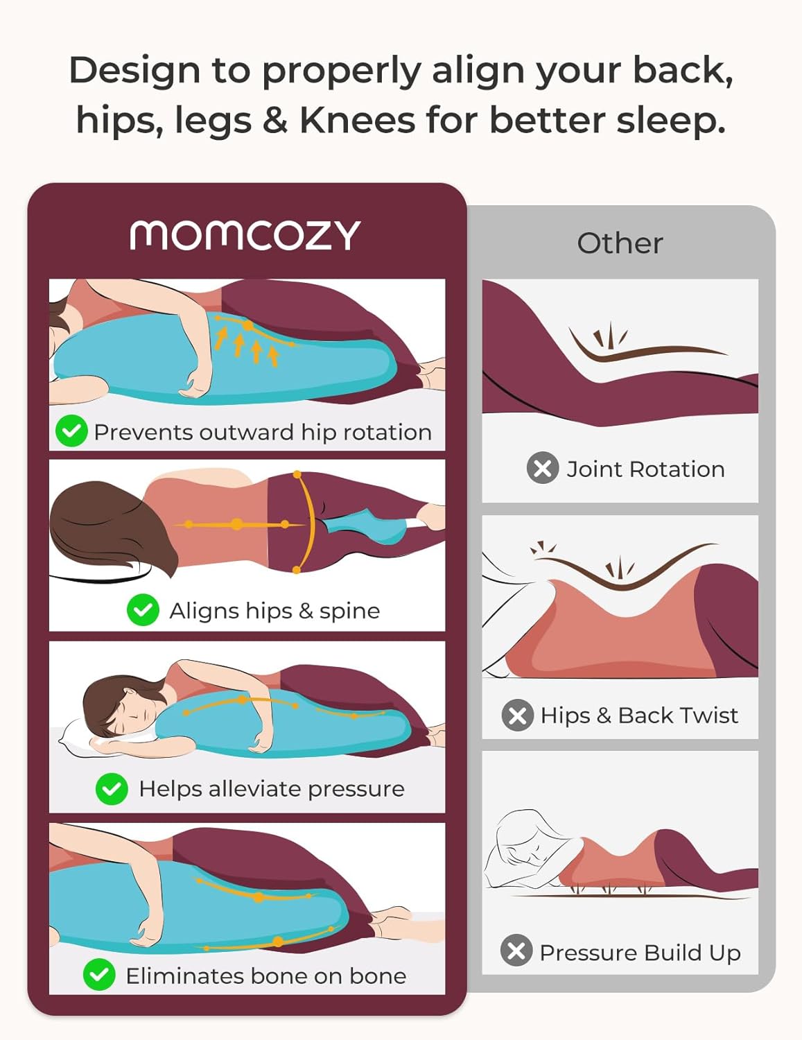 Cozy Comfort Pregnancy Pillow